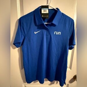 Nike Royal Blue Polo with White Accents